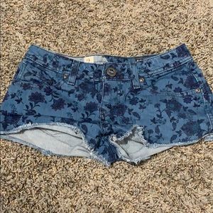 Volcom Jeans Blue Cut Off Jean Shorts 1 25